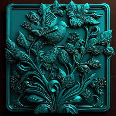 3D model teal (STL)